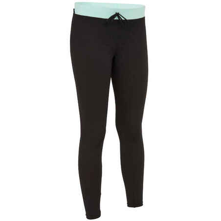 Surf 500 Kids' UV-Protection Leggings - Mint