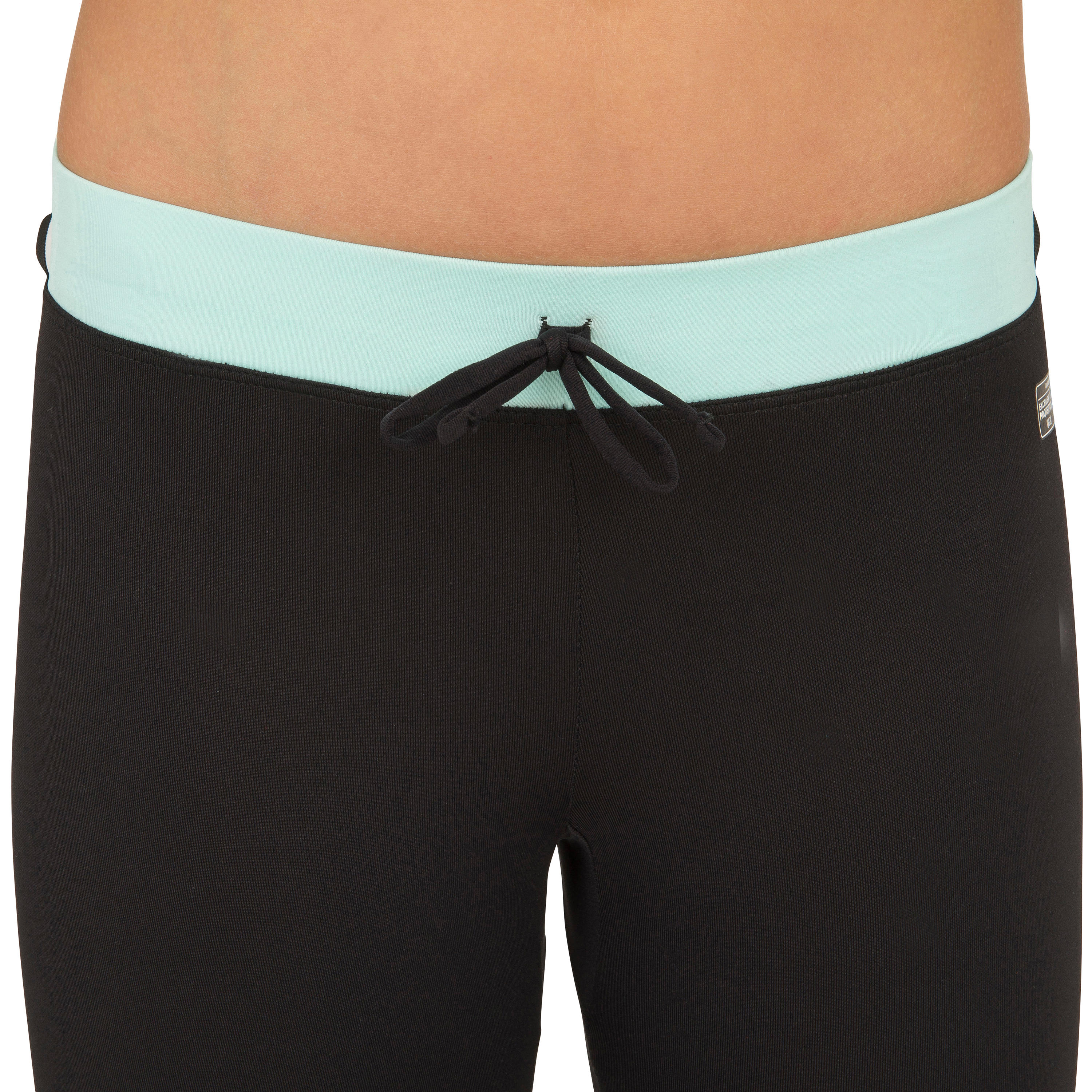 Leggings UV-Schutz Kinder schwarz 7/8