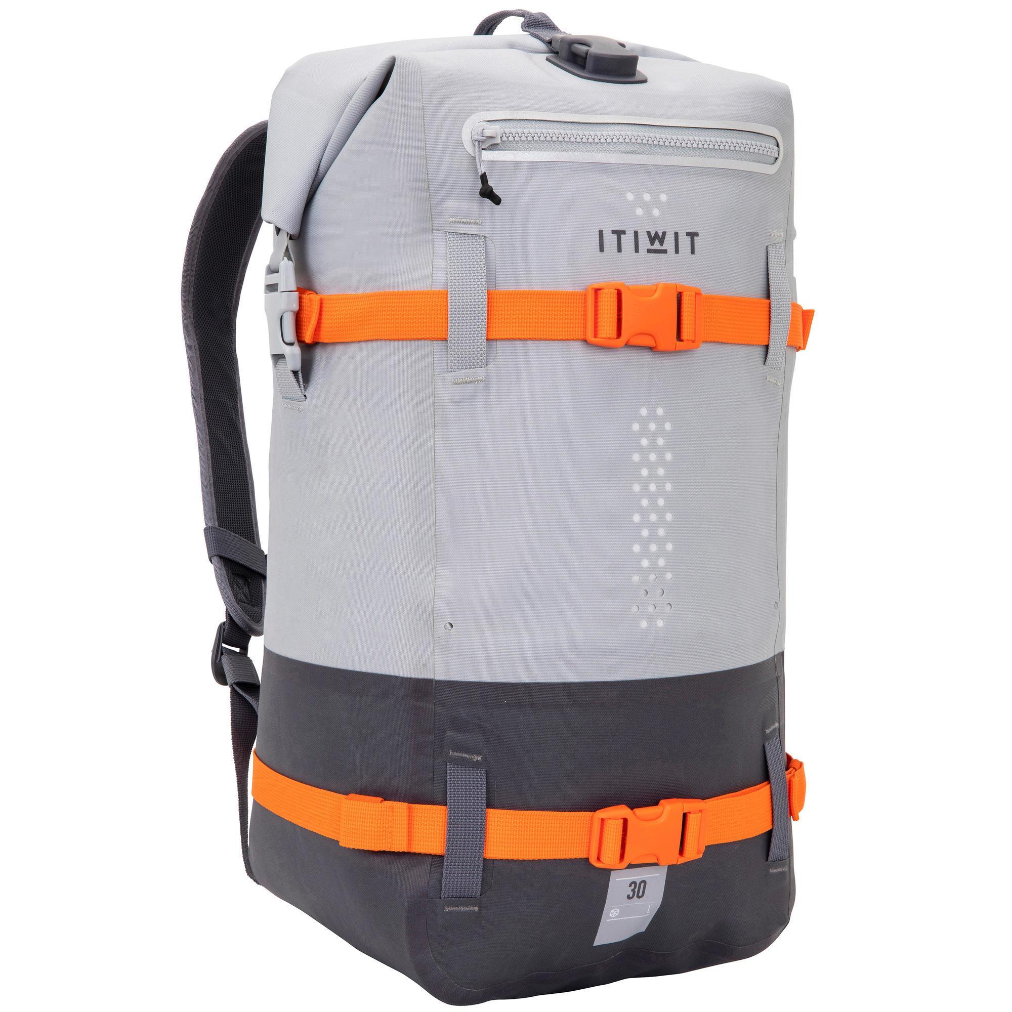 Mochila estanque 30l cinzento