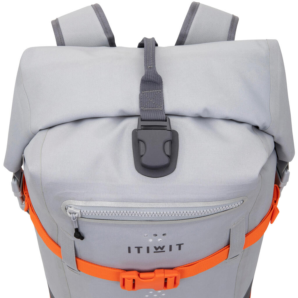 Wasserfester Rucksack 30 L - grau