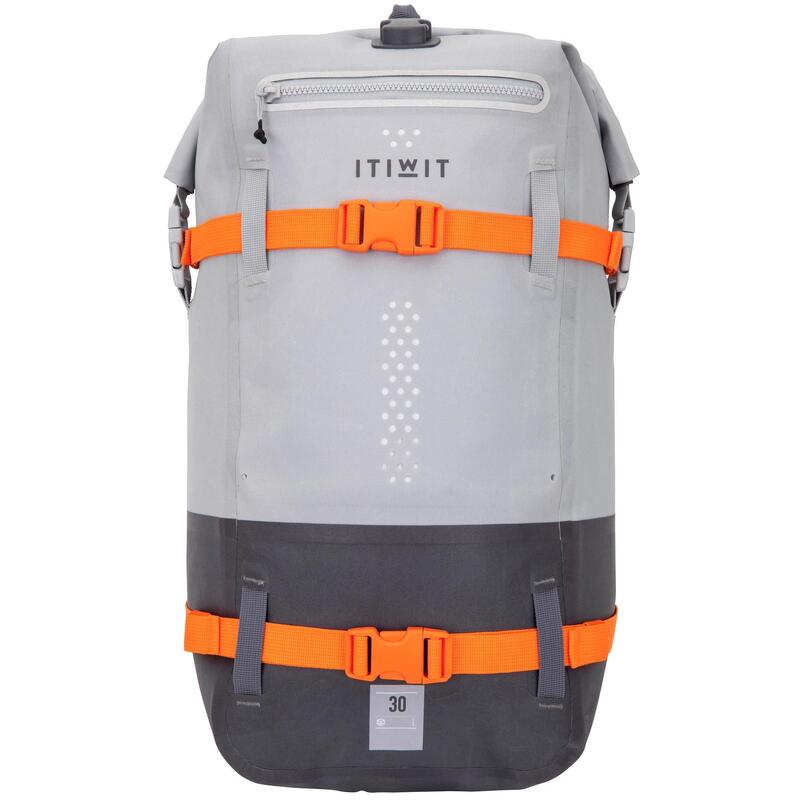 Wasserfester Rucksack 30 L - grau