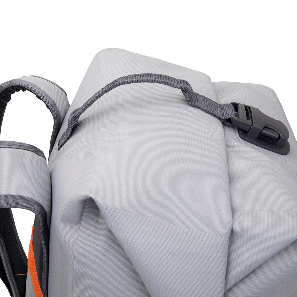 Sac a dos etanche 30l gris