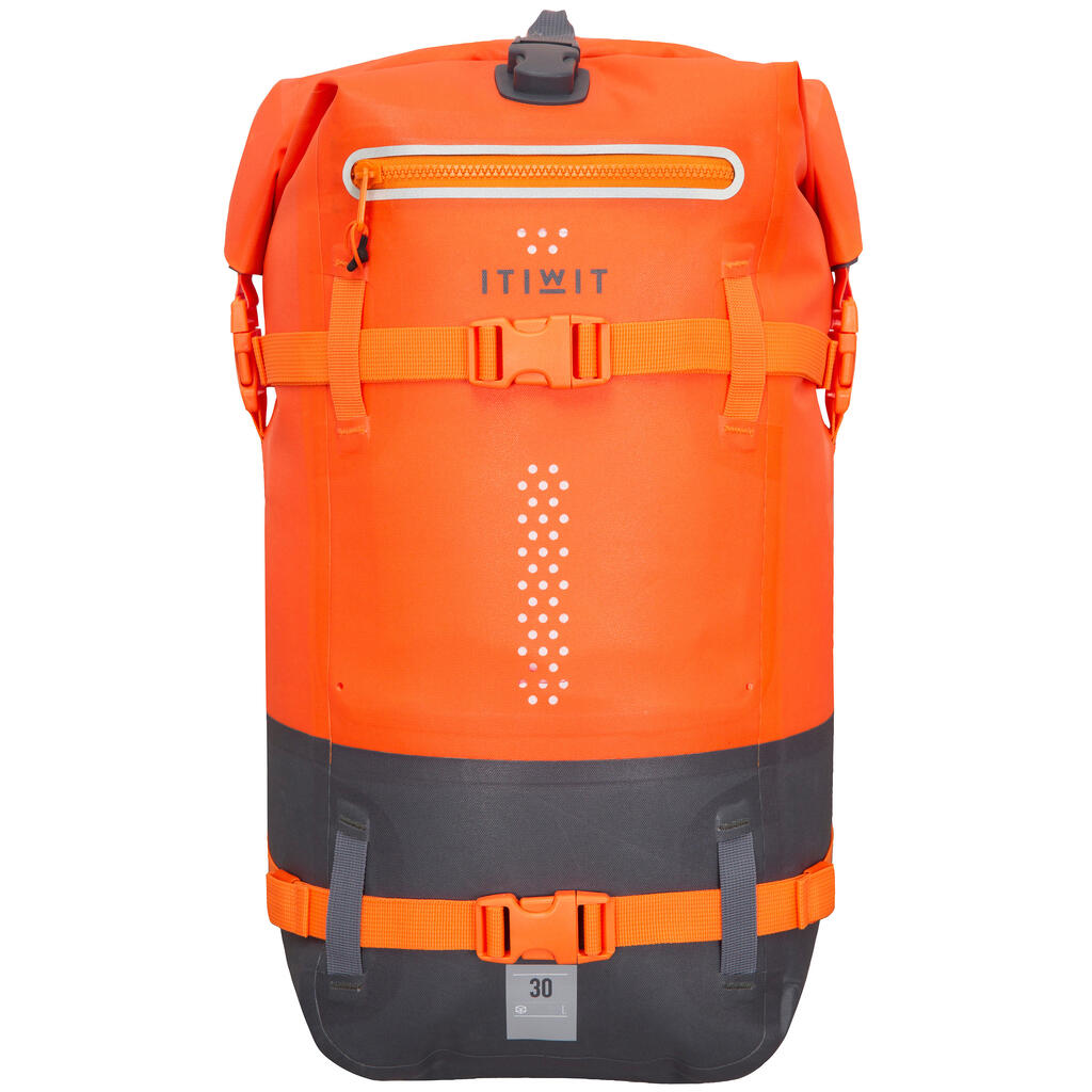 Wasserfester Rucksack 30 L orange