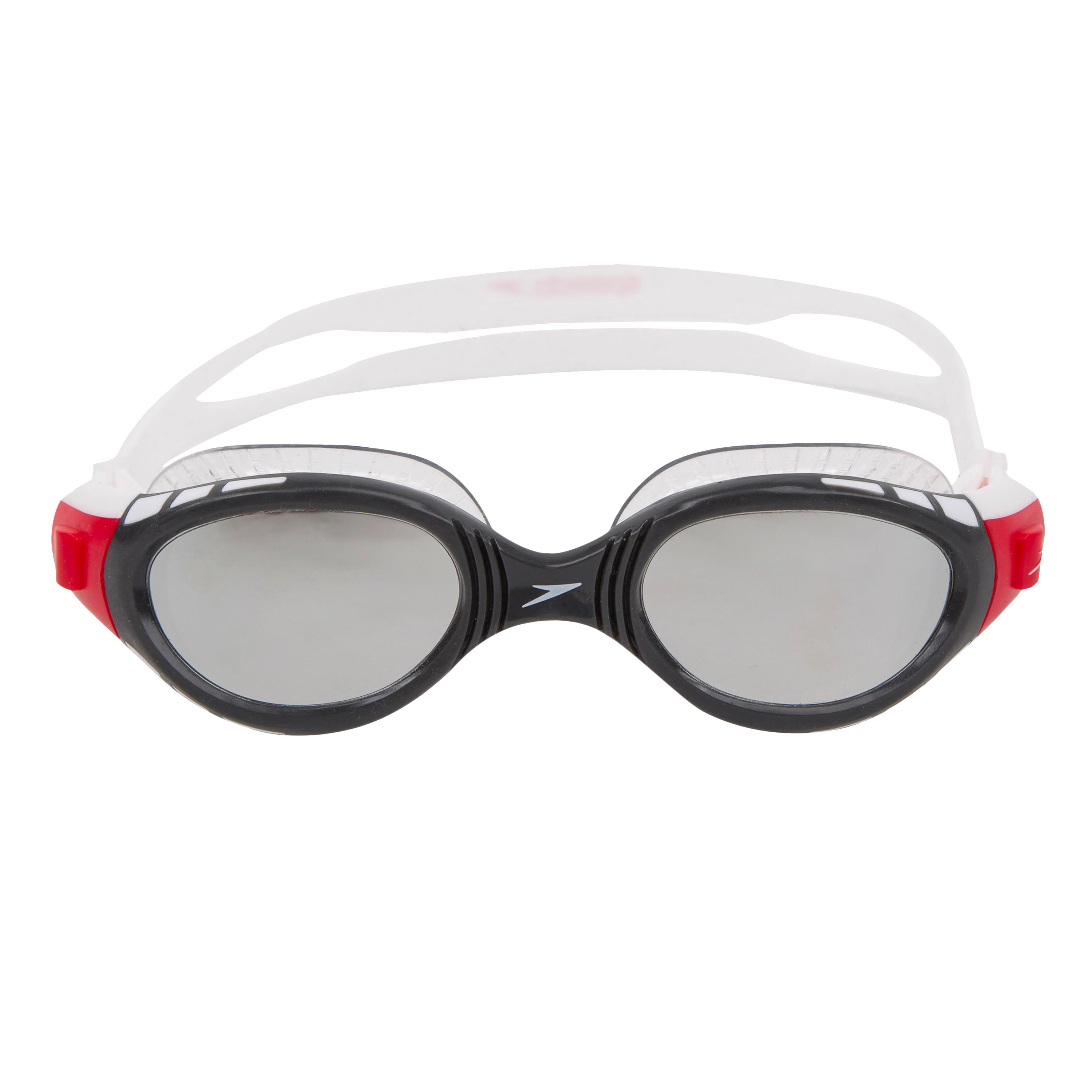 Futura BioFuse Speedo Swimming Goggles Mirror White Red SPEEDO