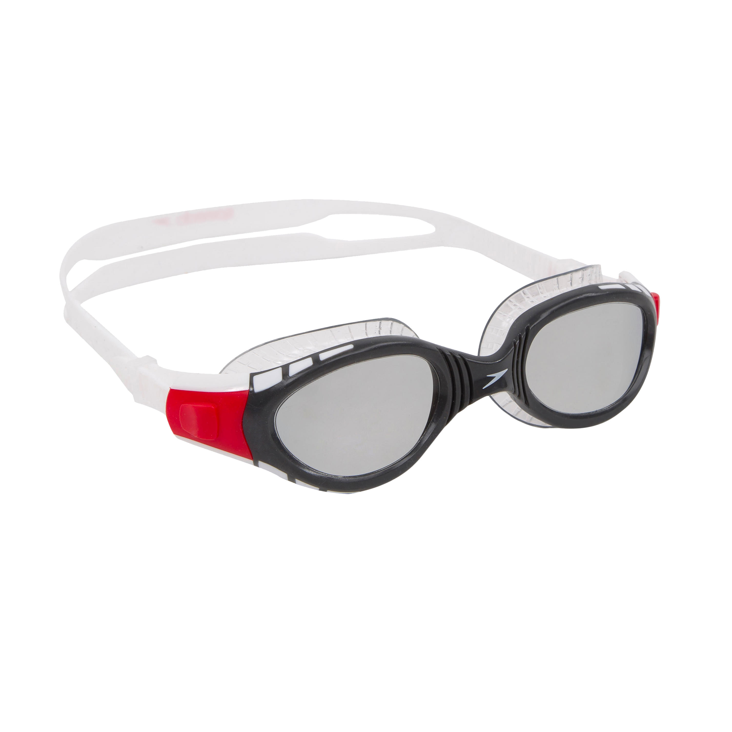 Futura BioFuse Speedo Swimming Goggles Mirror White Red