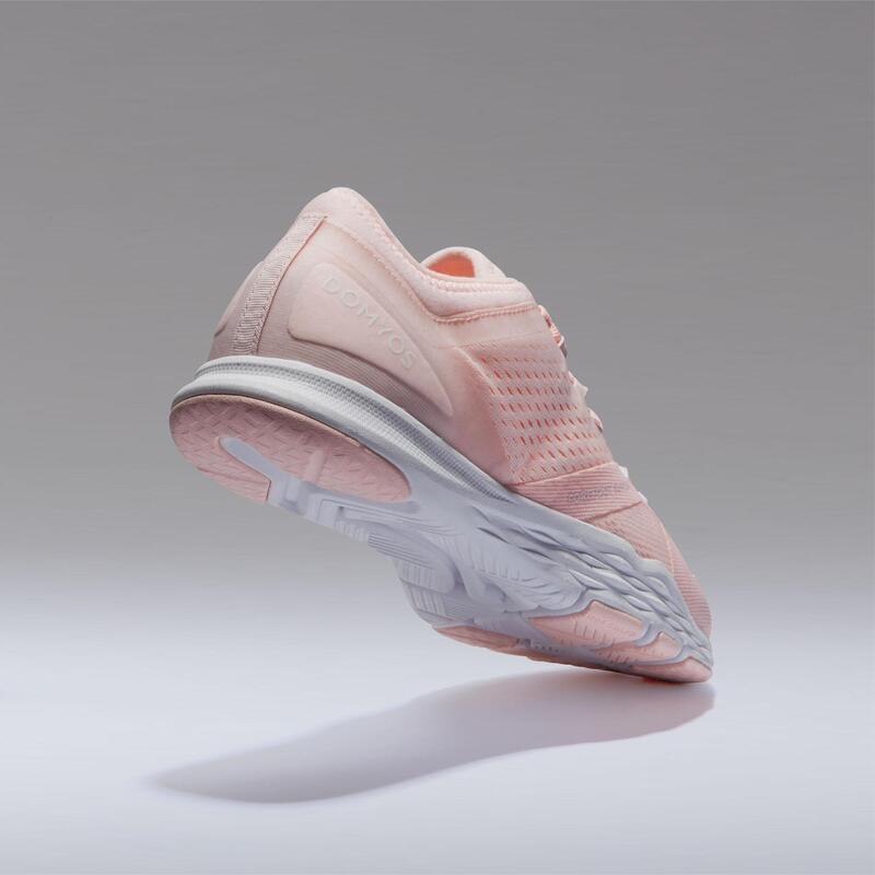 Zapatillas Fitness Domyos 900 Mujer Rosa Pastel