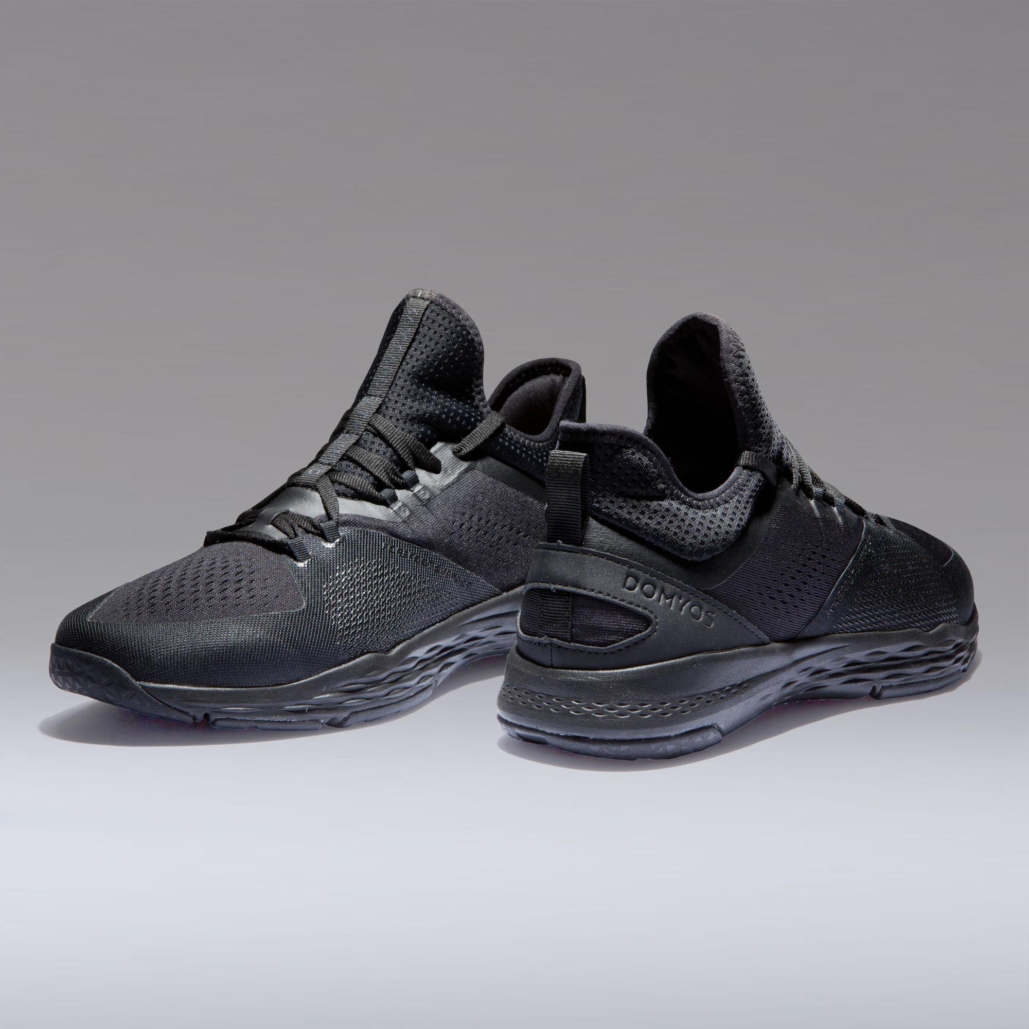 920 Mid Cardio Training Fitness Shoes - Black | Domyos by Decathlon
