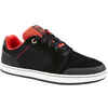Detská nízka obuv na skateboard Crush 500 čierno-červená