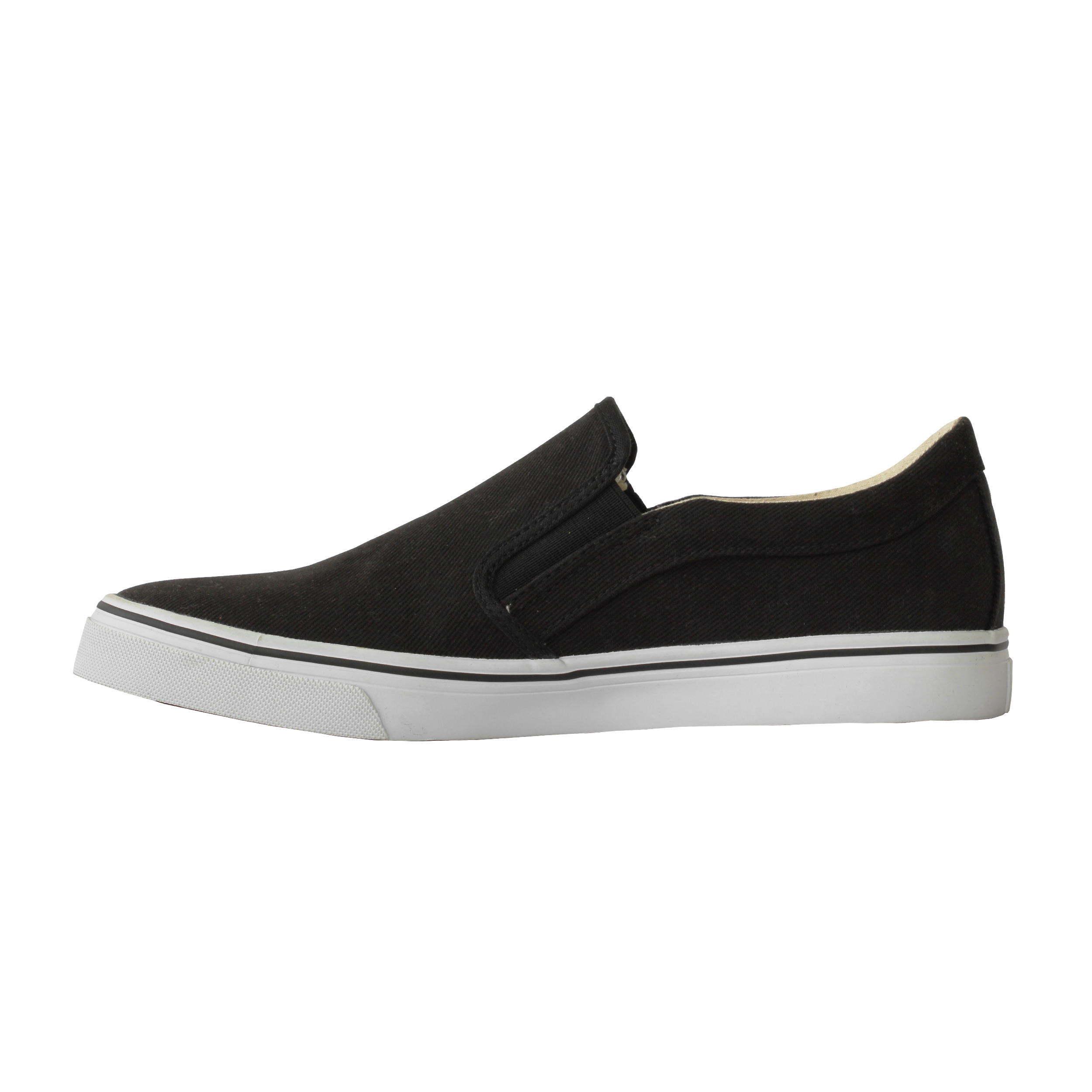 black canvas skate shoes