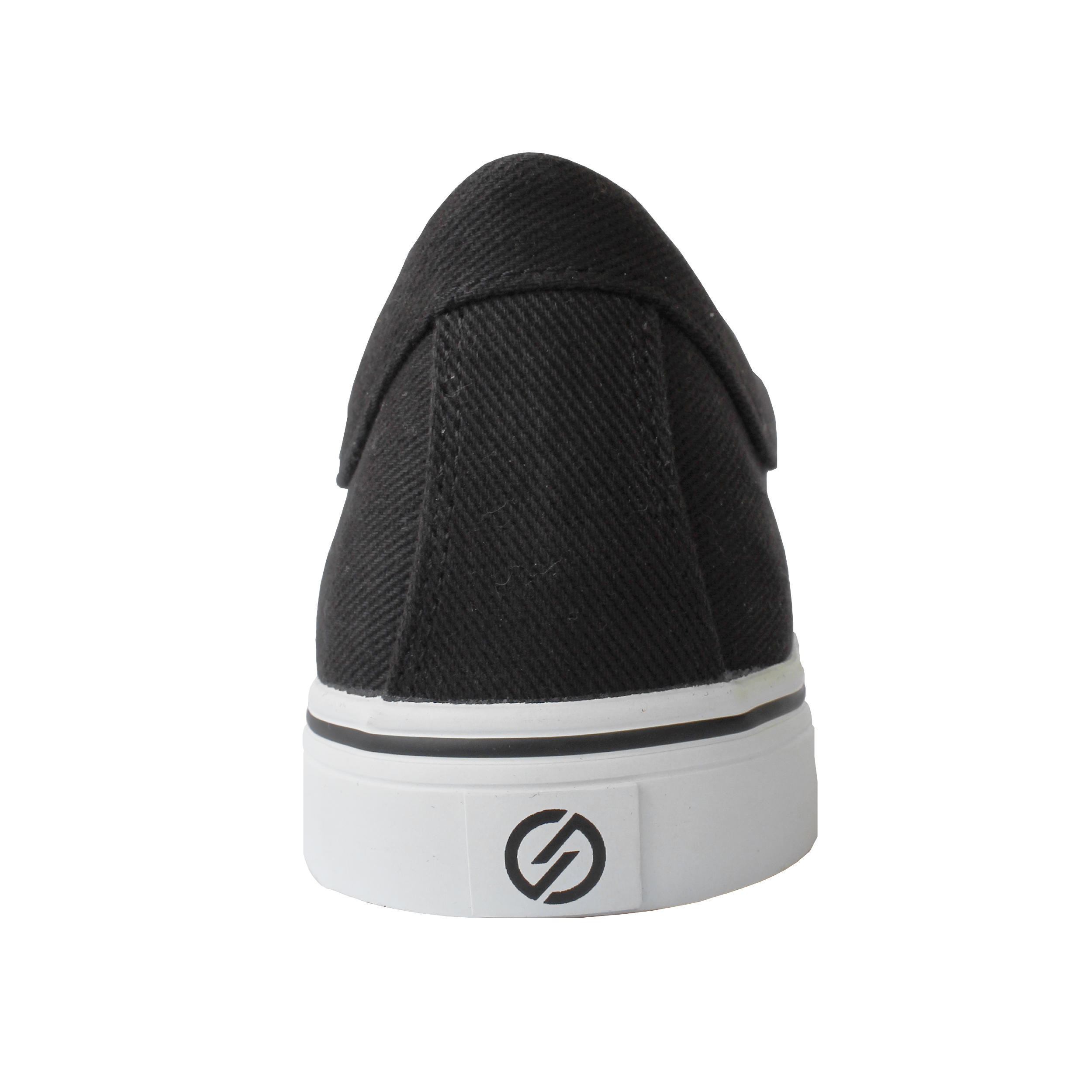 black canvas skate shoes