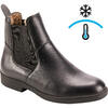 Boots chaudes équitation adulte 500 WARM noir