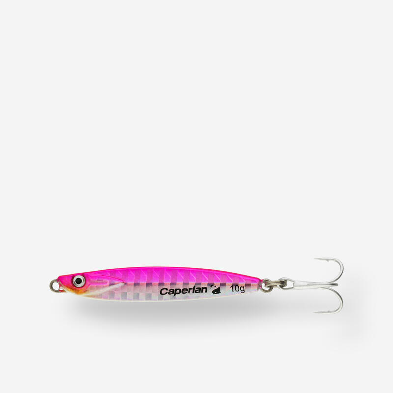 Casting jig voor vissen met kunstaas in zee Biastos 10 g roze