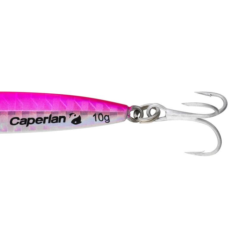 Casting jig voor vissen met kunstaas in zee Biastos 10 g roze