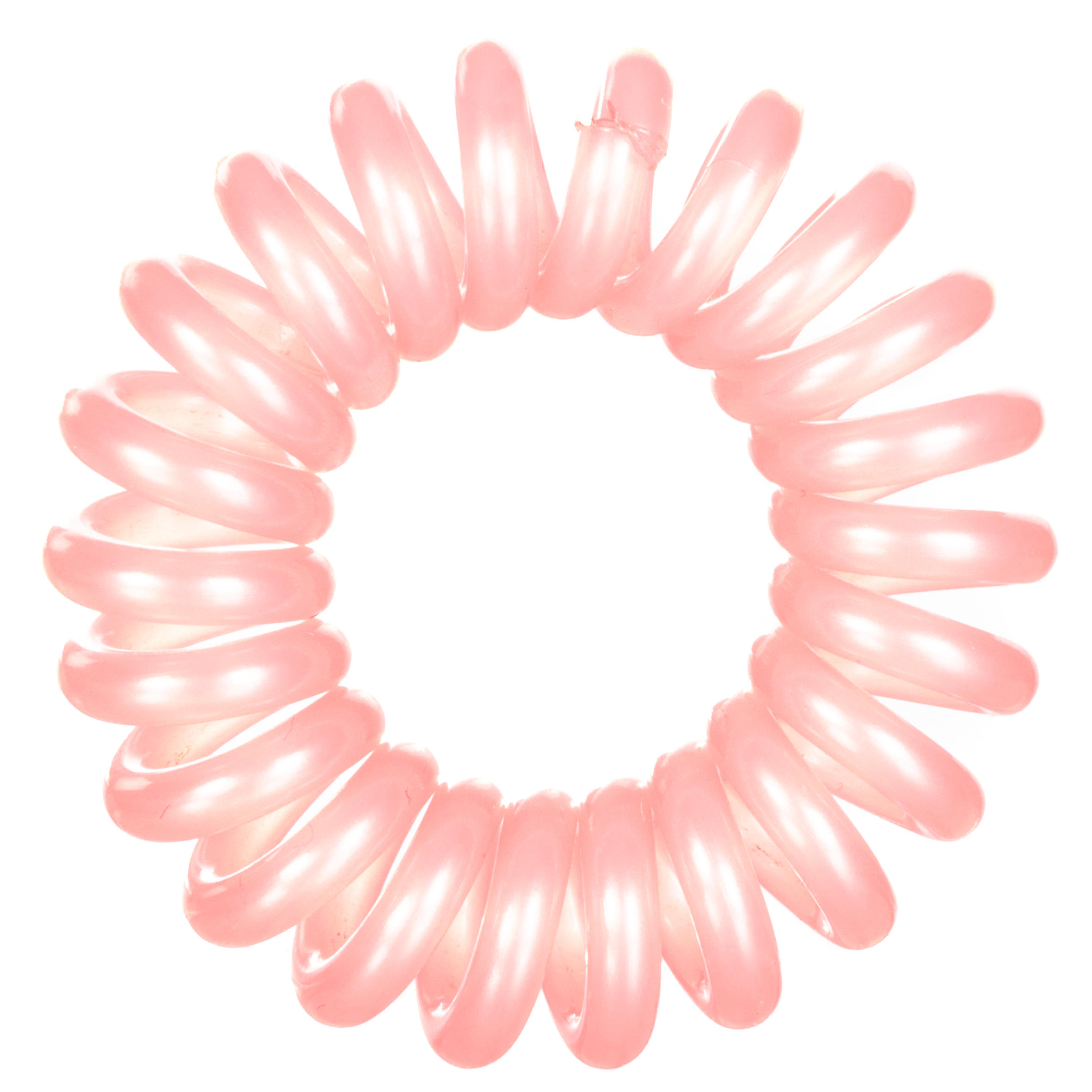 Élastiques à cheveux x6 – rose et transparent - DOMYOS