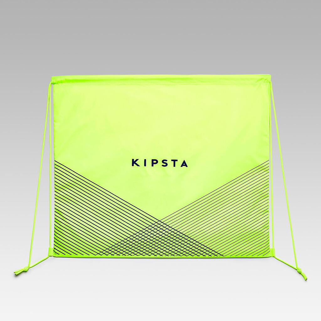 Bolsa deportiva con cuerdas 15 L Kipsta Light - Negro naranja