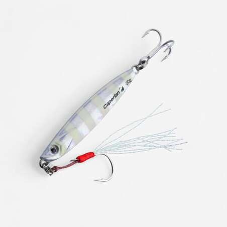 CASTING JIG BIASTOS ASSIST 20gr BLANC PHOSPHORESCENT Pêche au leurre en mer