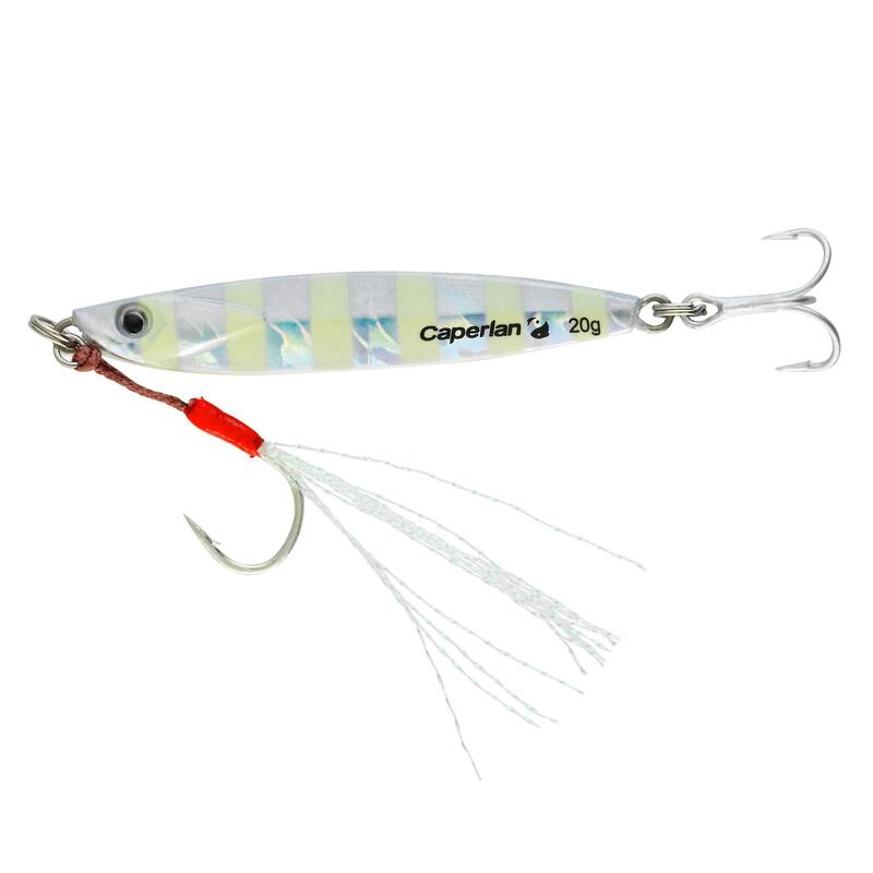 AMOSTRA CASTING JIG Pesca Mar com Amostra BIASTOS ASSIST 20g BRANCO FLUORESCENTE