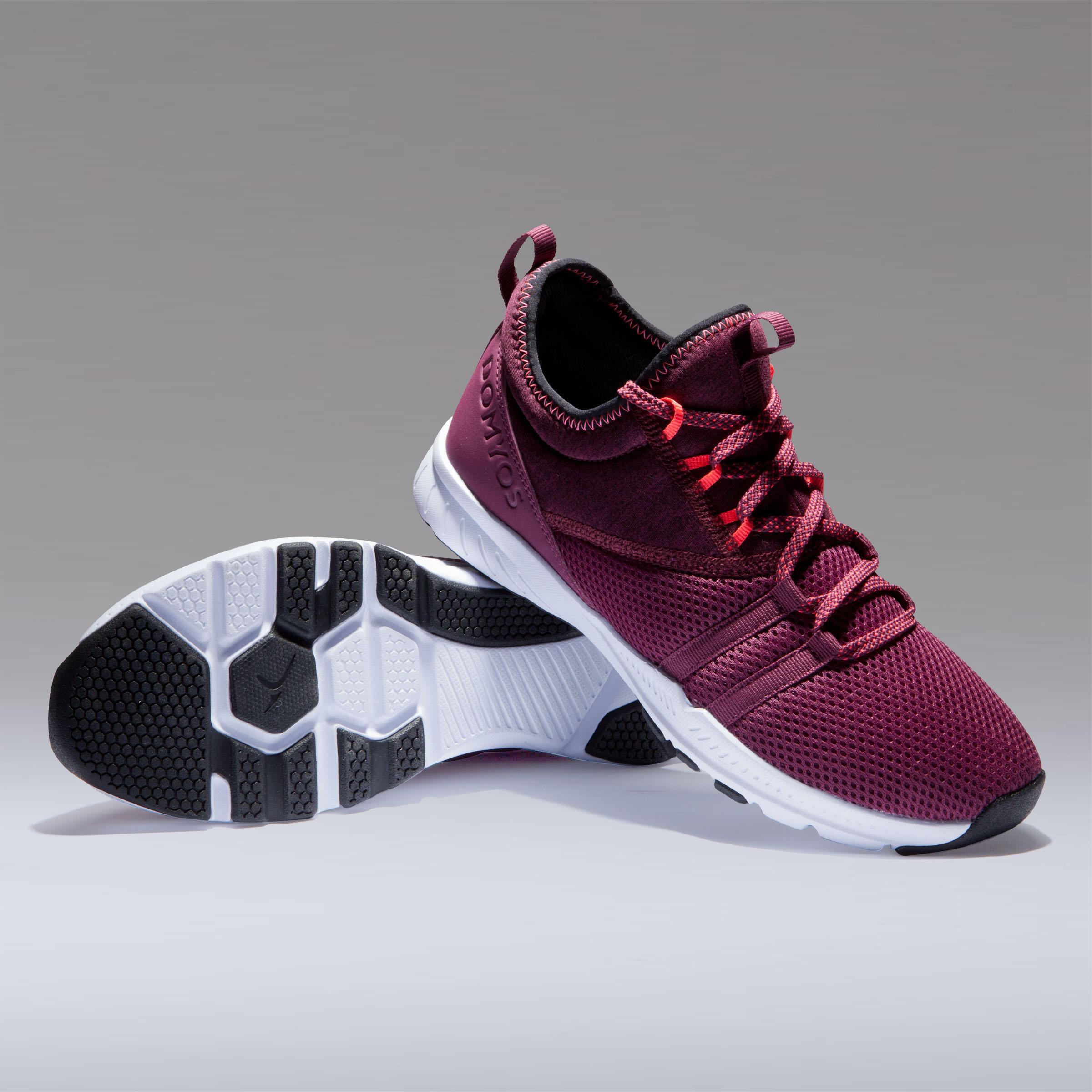 Women's Fitness Shoes 120 Mid - Burgundy 6/16