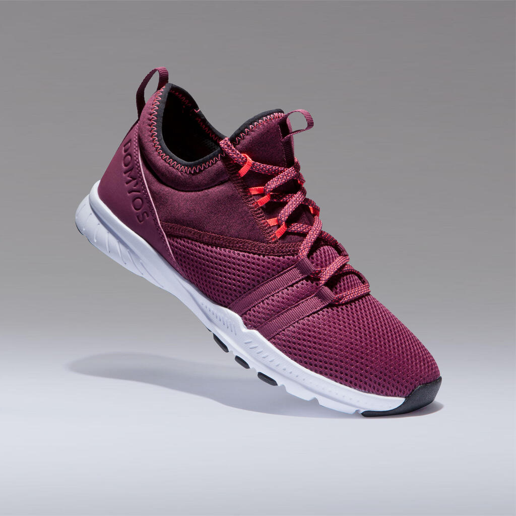 Women's Fitness Shoes 120 Mid - Burgundy