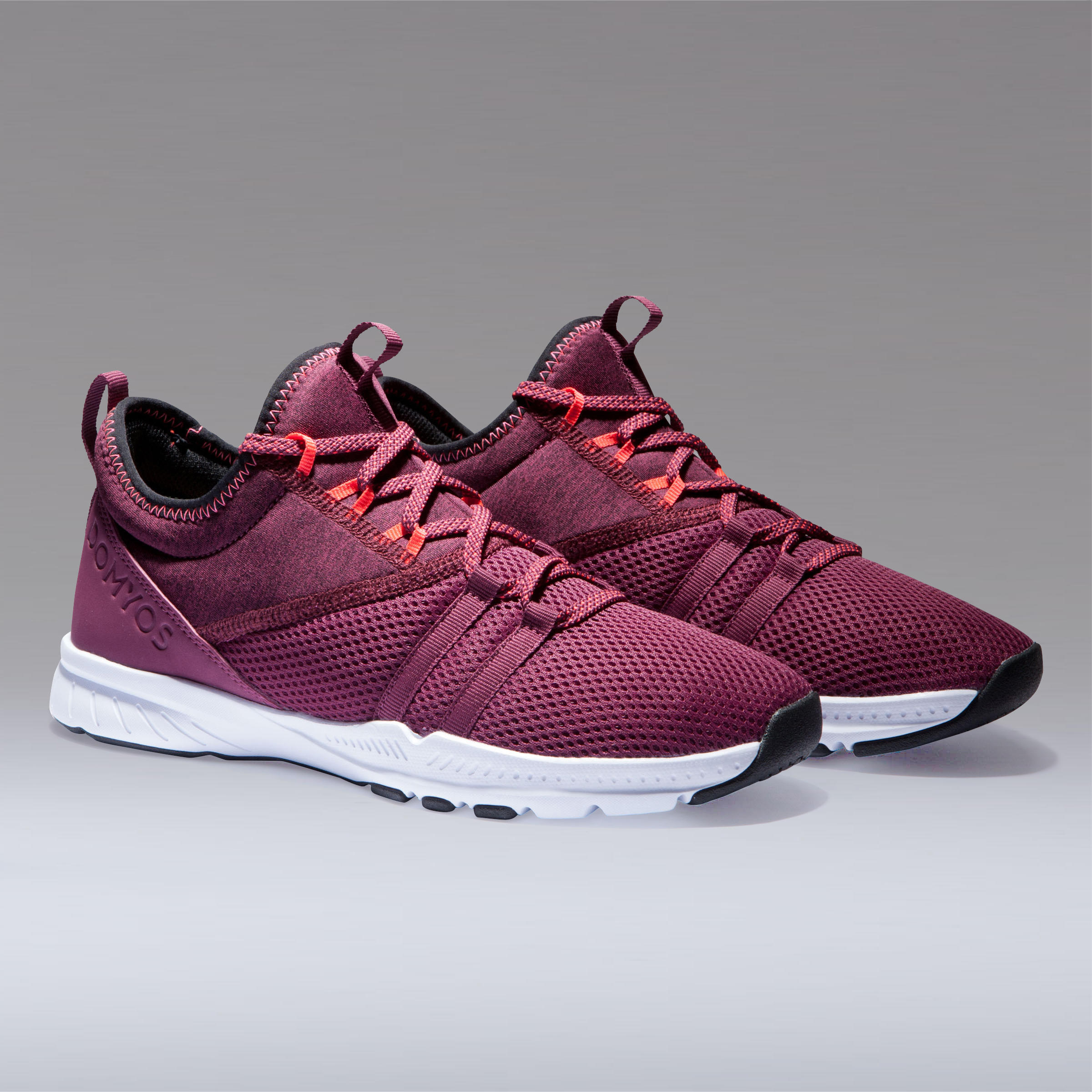 Women's Fitness Shoes 120 Mid - Burgundy 5/16