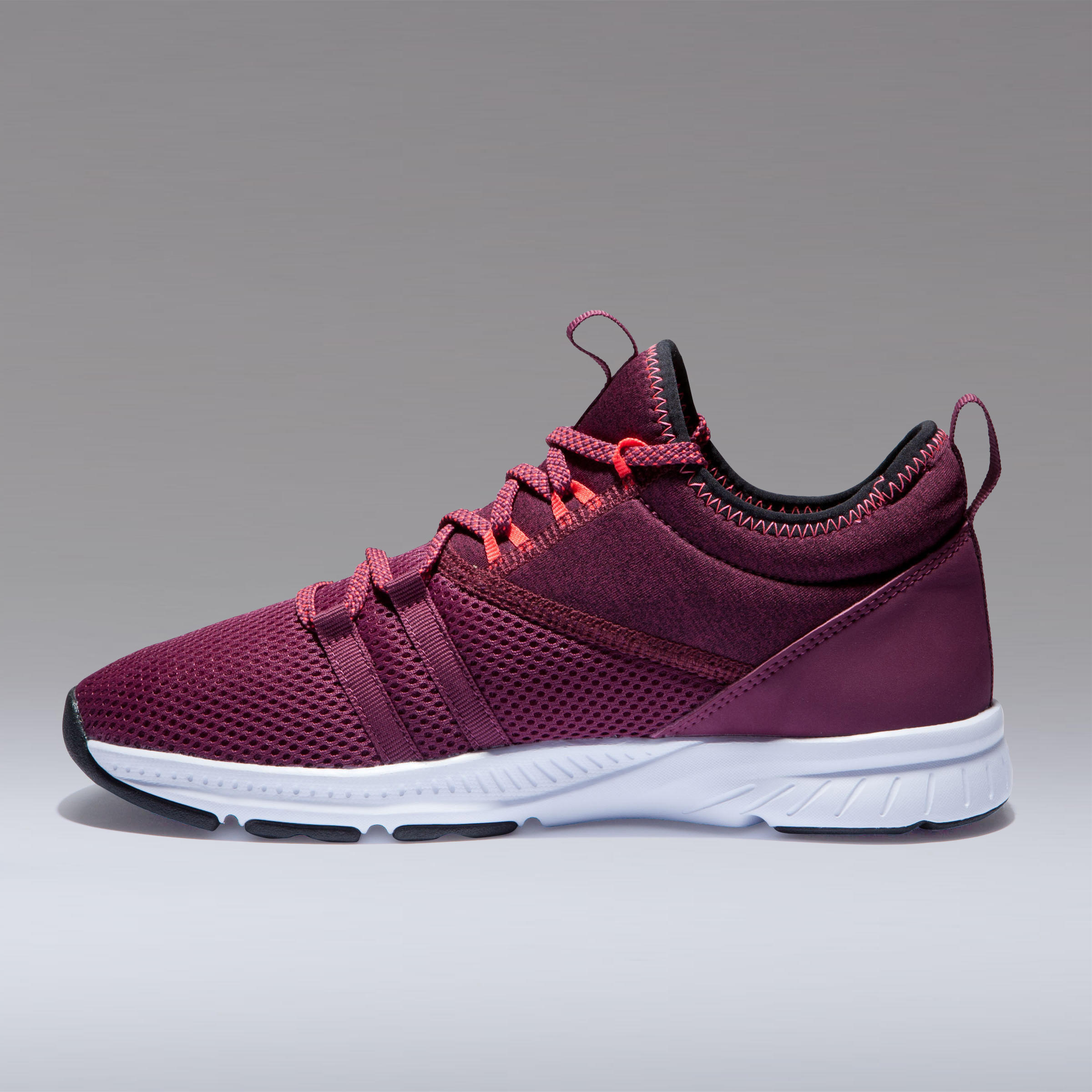 Women's Fitness Shoes 120 Mid - Burgundy 4/16