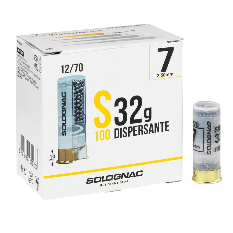 CARTOUCHE S100 32g DISPERSANTE CAL12/67 Pb N°7 X25