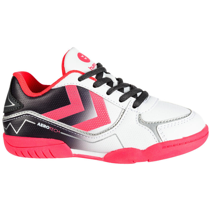 Chaussures de handball aerotech fille gris / rose / blanc