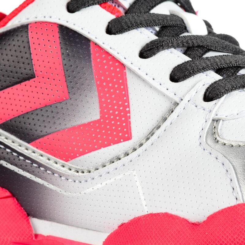 Chaussures de handball aerotech fille gris / rose / blanc