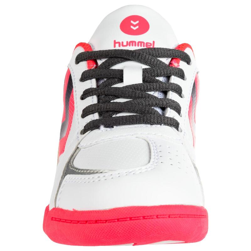 Chaussures de handball aerotech fille gris / rose / blanc