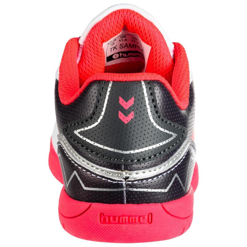 Chaussures de handball aerotech fille gris / rose / blanc