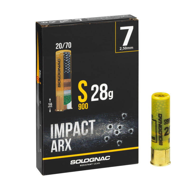 CARTOUCHE S900 ARX CALIBRE 20/70 28G PLOMB N°7 X10