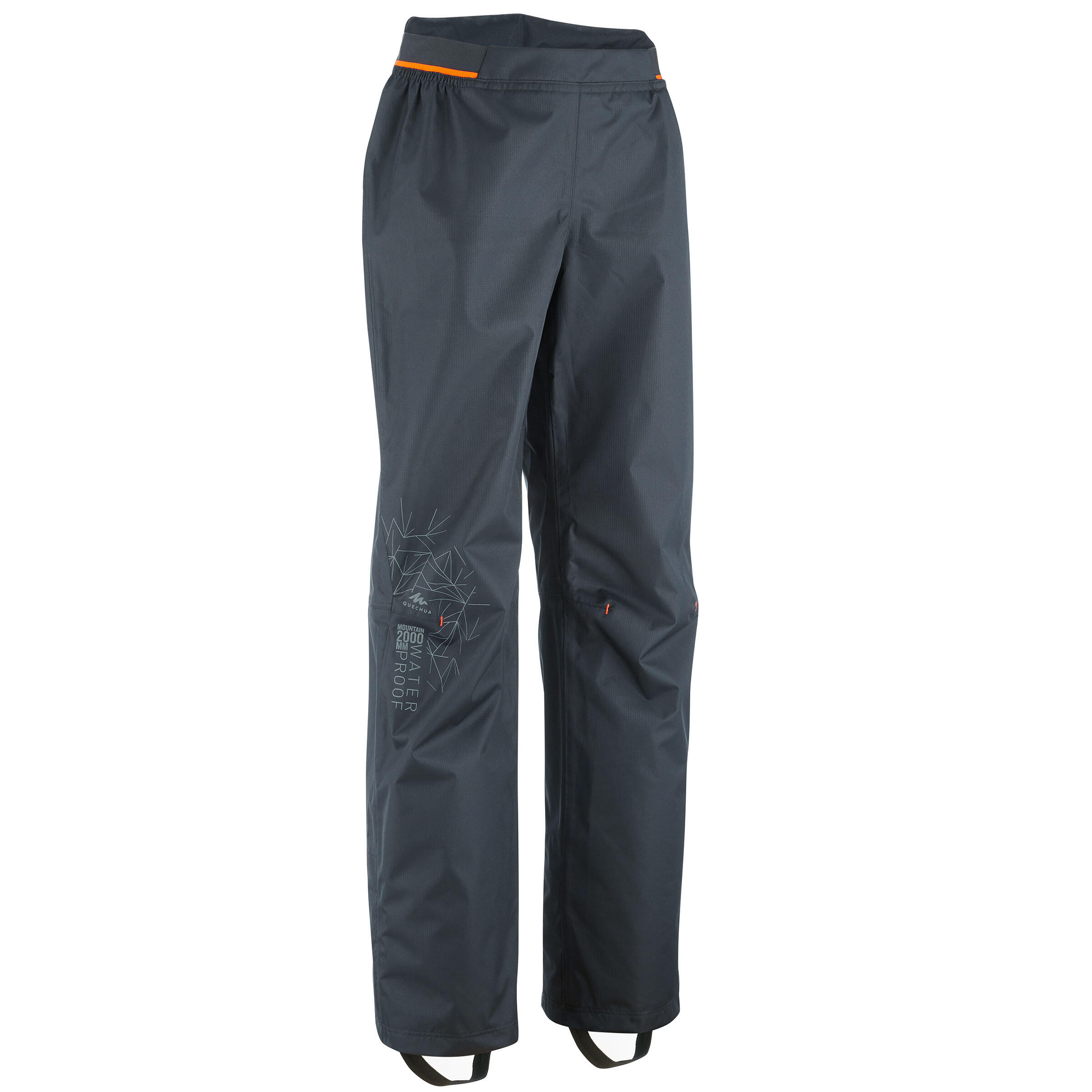 Sovrapantaloni montagna bambino 7-15 anni MH500 neri QUECHUA | DECATHLON