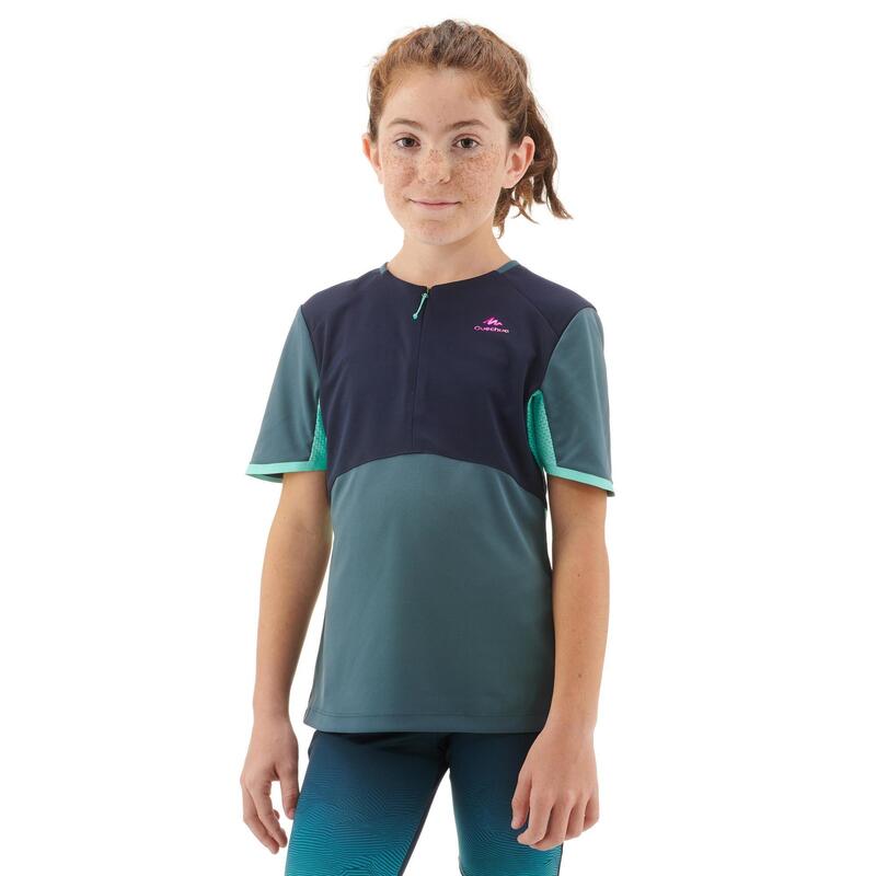 Tricou Drumeție MH550 Albastru Copii