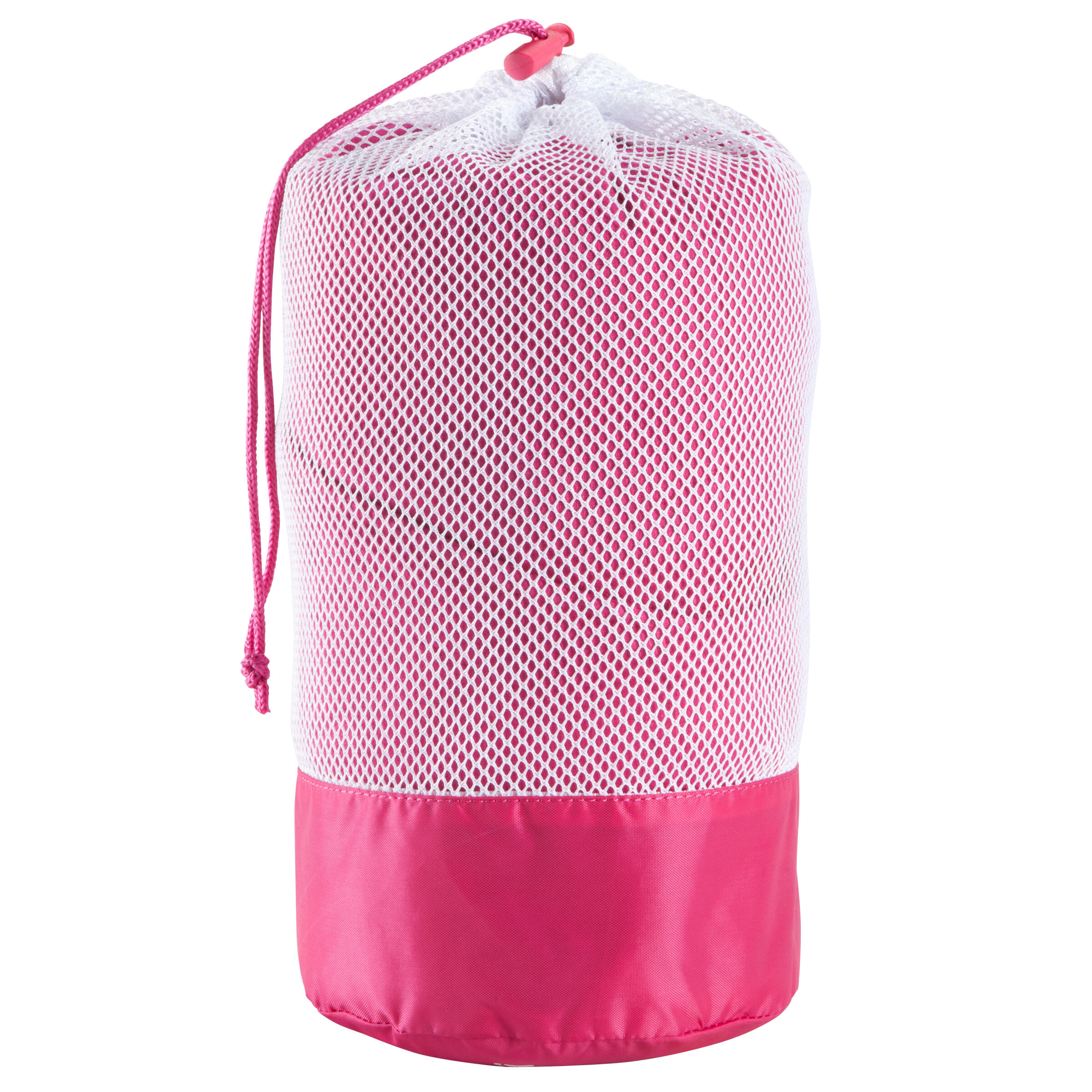 Women's lightweight cotton bathrobe with hood and belt - Pink 11/13