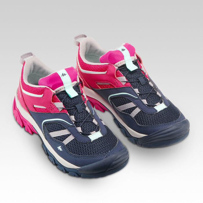 Zapatillas de montaña y senderismo niña Crossrock JR Azul/Rosa Decathlon Zapatillas de montaña y senderismo niña Crossrock JR Azul/Rosa Decathlon