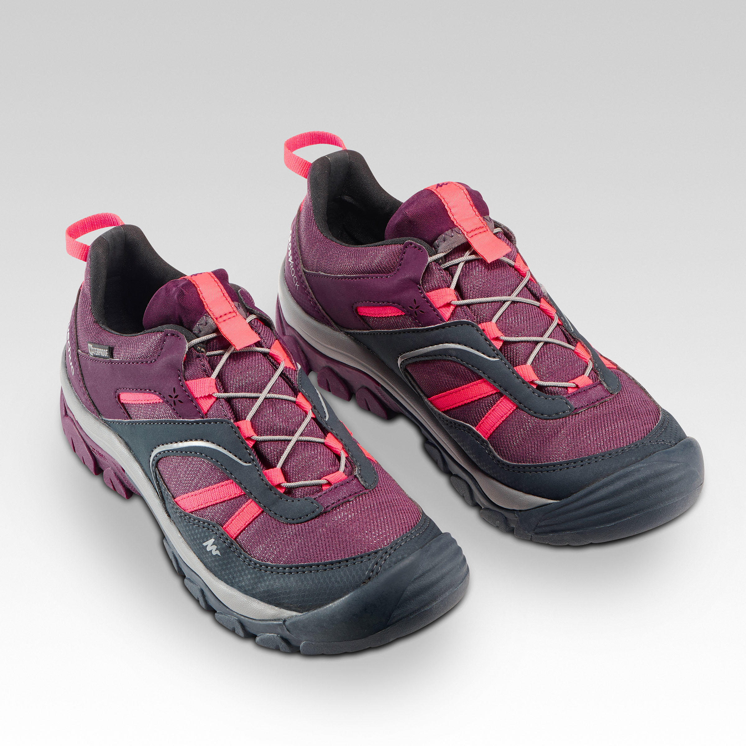 Chaussures de randonn e enfant avec lacet CROSSROCK imperm ables