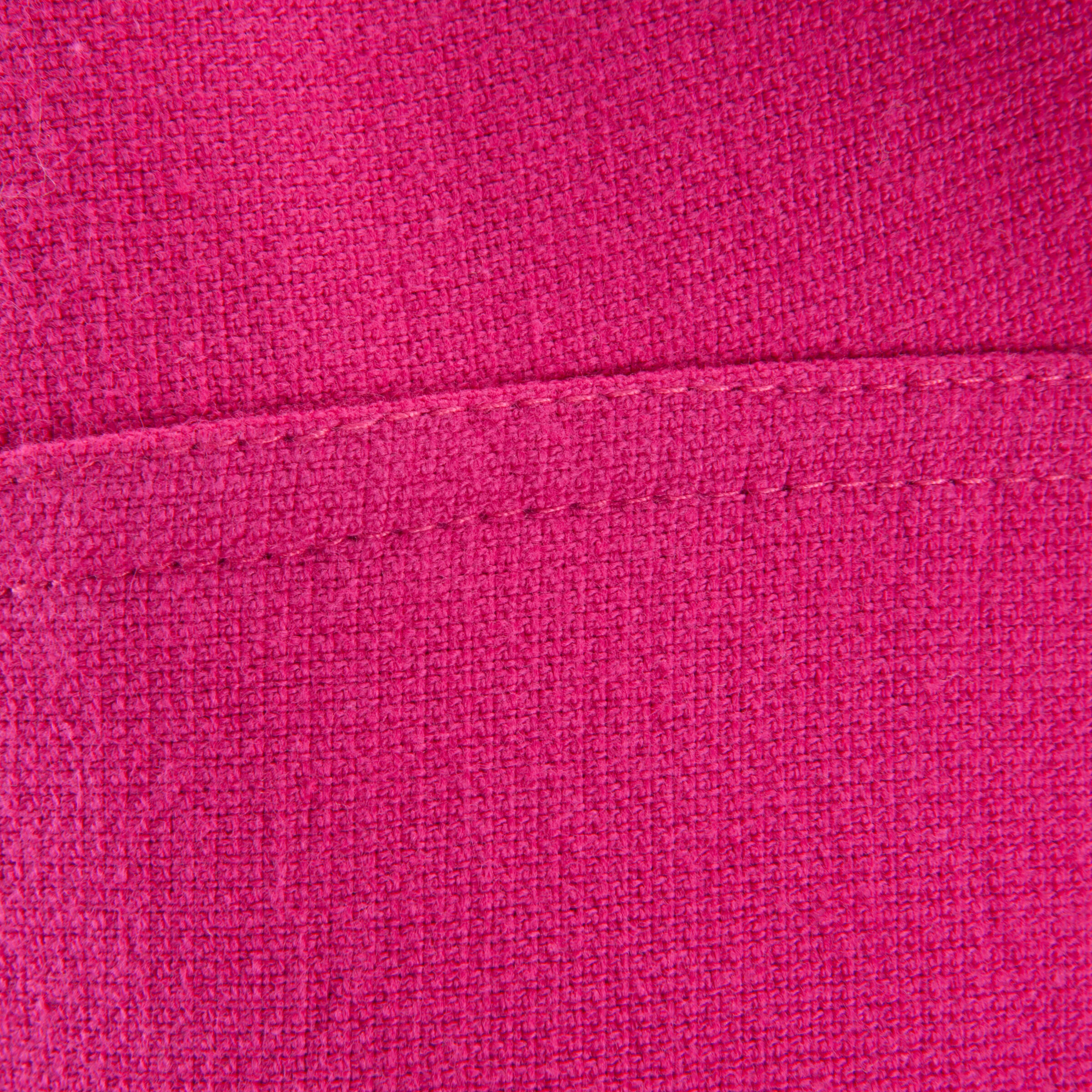 Women's lightweight cotton bathrobe with hood and belt - Pink 8/13