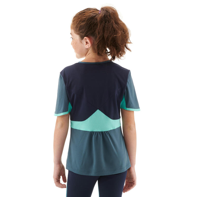 Tricou Drumeție MH550 Albastru Copii