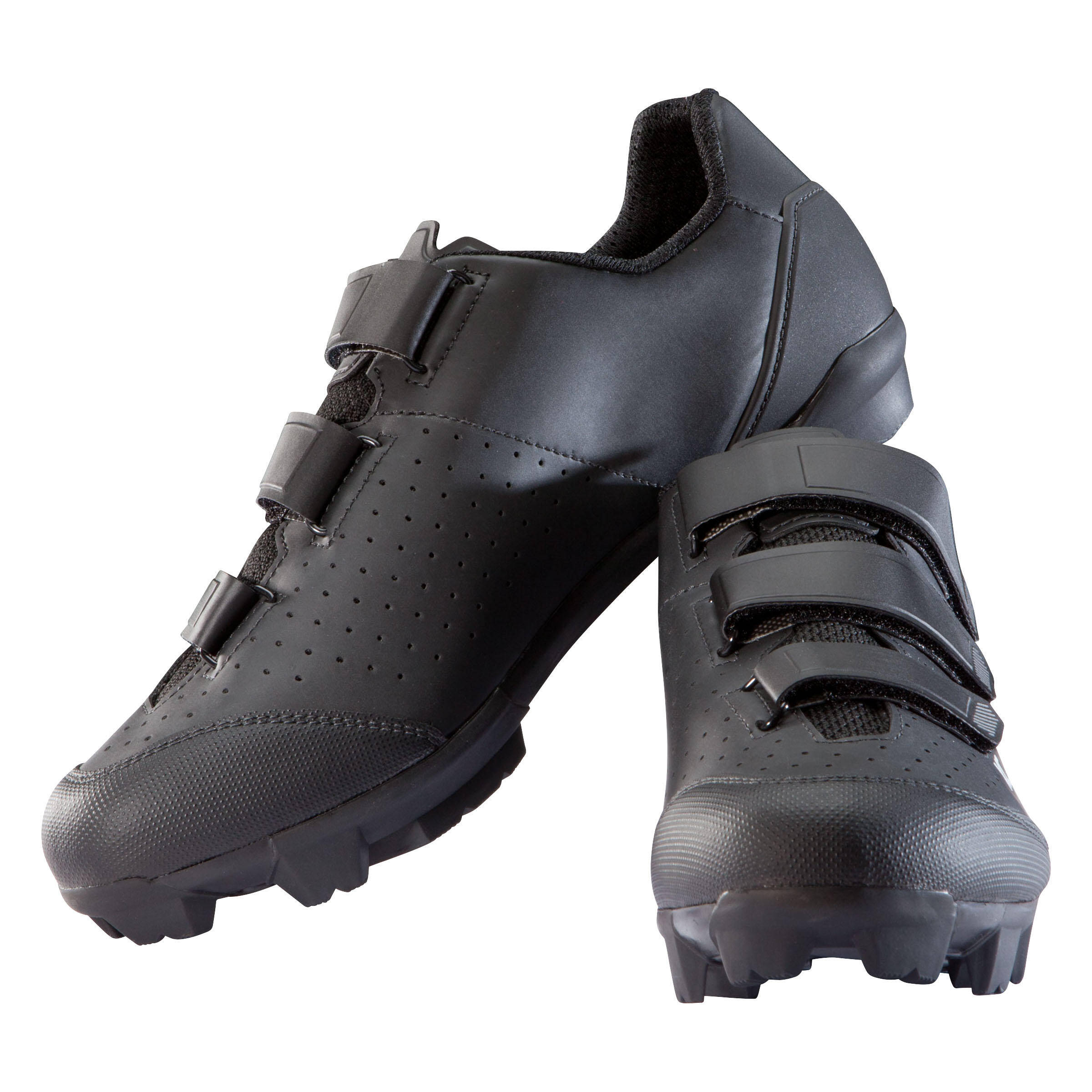 Mountain Bike Shoes XC 100 - Black -  2