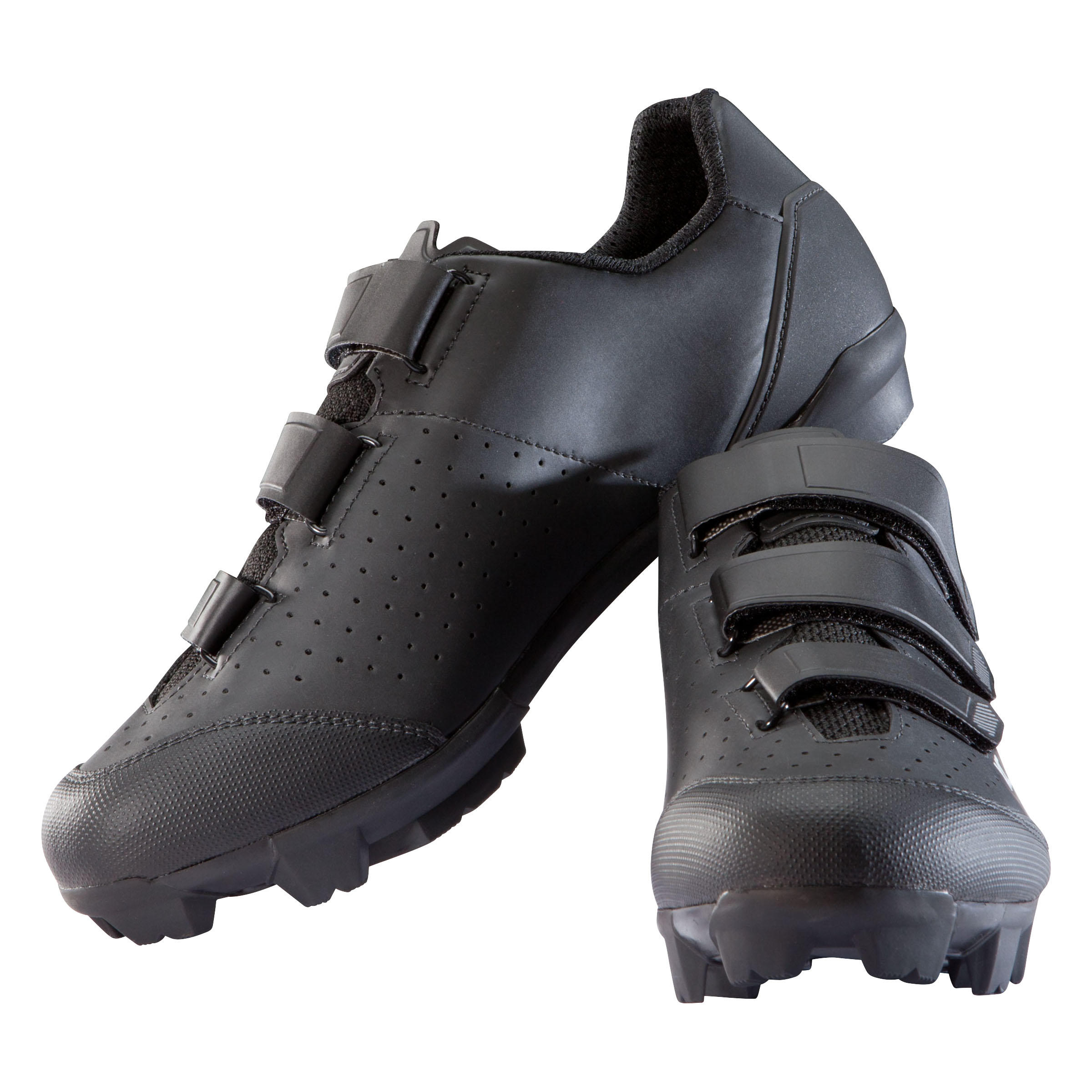 High-Performance Mountain-Biking Shoes - Black 2/6