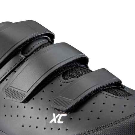 High-Performance Mountain-Biking Shoes - Black