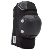 Protecciones patinaje adulto Kit 3 FIT500 negro gris 