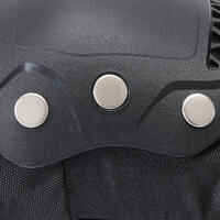 Adult 2 x 3-Piece Inline Skate Protection Set FIT500 - Black/Grey