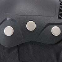Set 3 protecciones patines adulto FIT500 negro gris