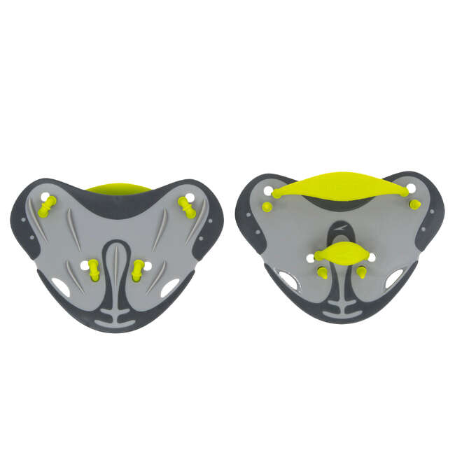 SPEEDO Finger Paddles Speedo Biofuse Green Grey Decathlon