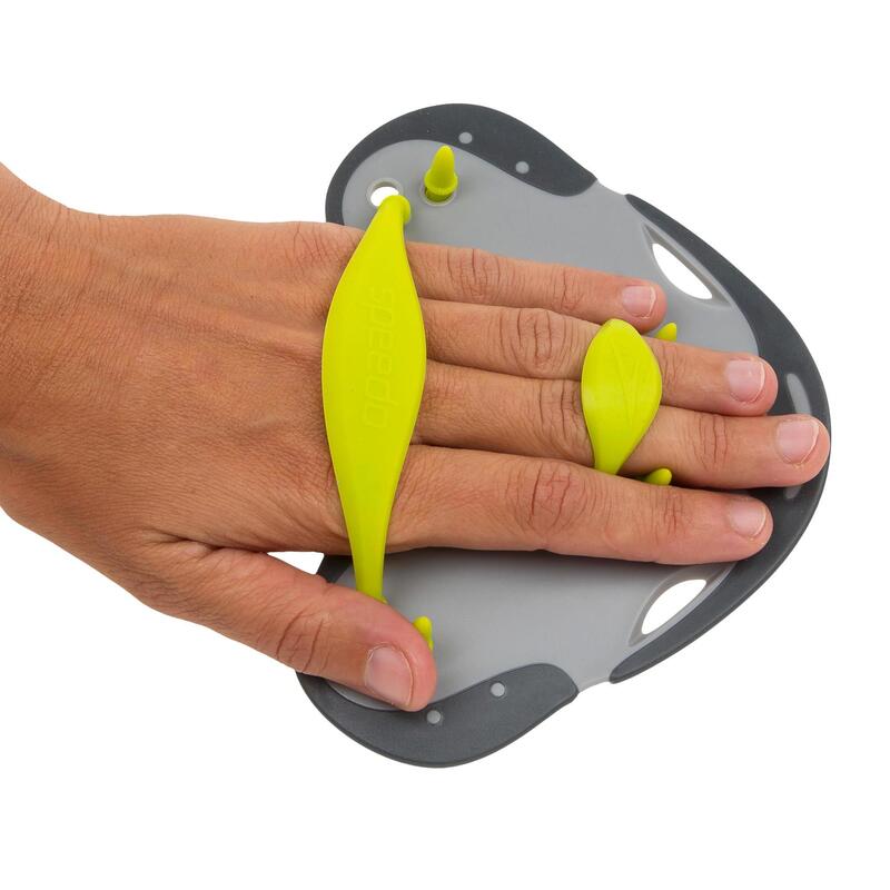 Finger paddles Biofuse groen/grijs