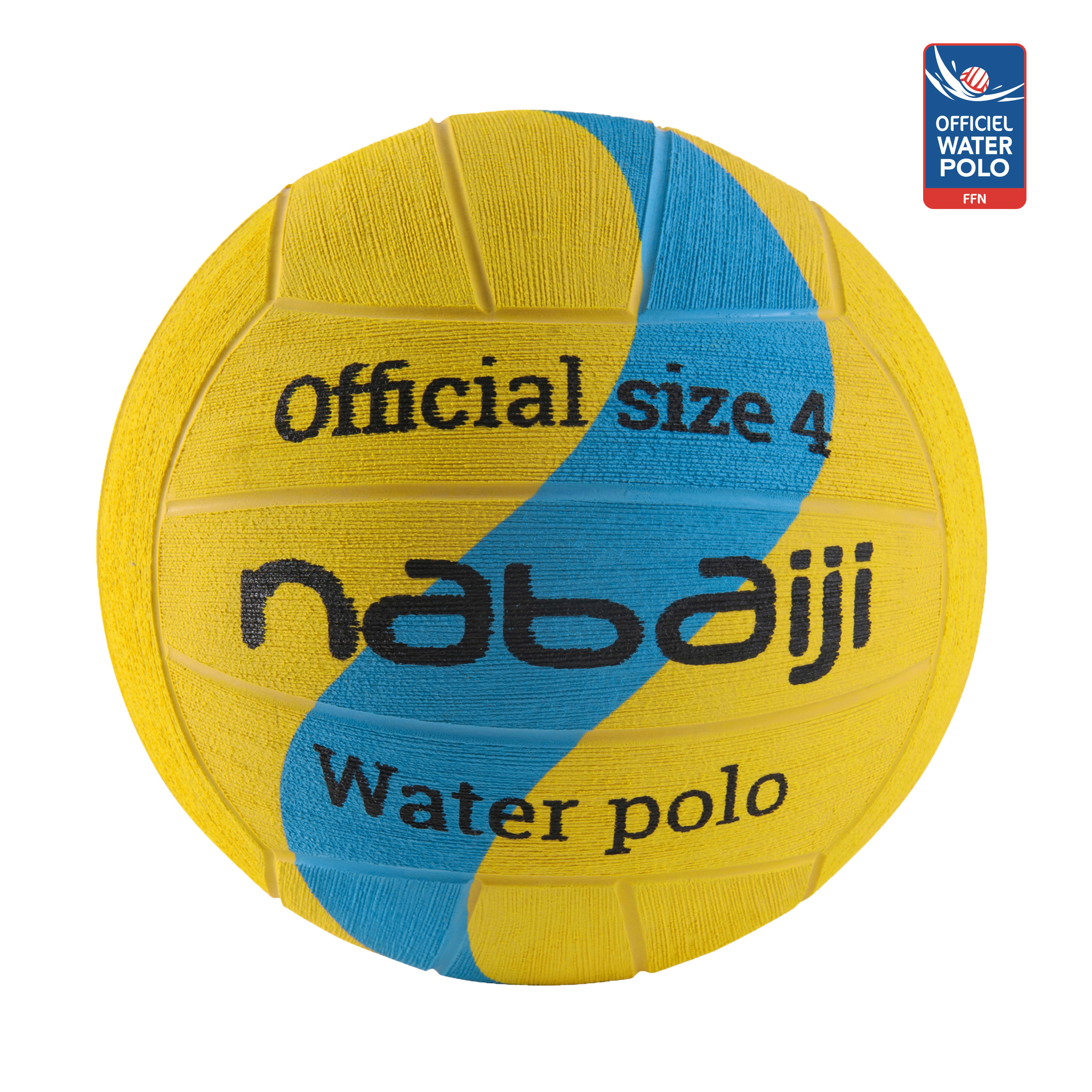 Nabaiji Waterpolobal 500 Maat 4 Geel Blauw New nabaiji kopen in de aanbieding