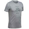 Men's Short-sleeve Trekking T-shirt Travel500 Wool - Khaki