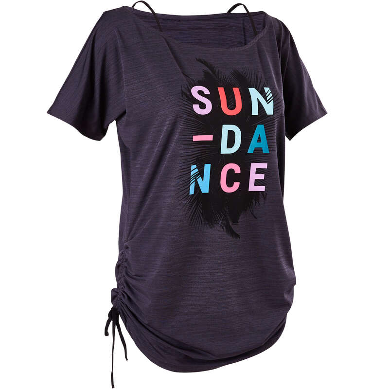 FITNESS DANCE WOMEN APPAREL - Women's Fitness Dance T-shirt DOMYOS