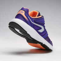 RUN SUPPORT CHILDREN'S ATHLETICS SHOES WITH RIP-TAB PURPLE CORAL